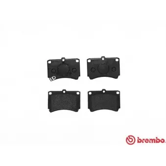 Jeu de 4 plaquettes de frein avant BREMBO P 49 007