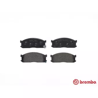 Jeu de 4 plaquettes de frein avant BREMBO P 49 010