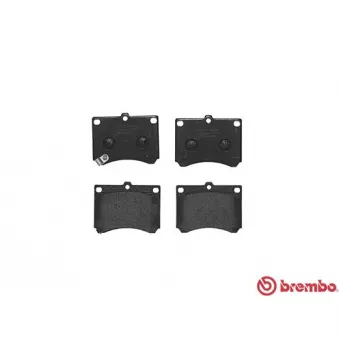 Jeu de 4 plaquettes de frein avant BREMBO P 49 011