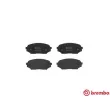 Jeu de 4 plaquettes de frein avant BREMBO P 49 017 - Visuel 1
