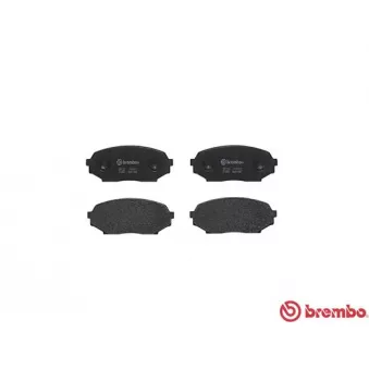 Jeu de 4 plaquettes de frein avant BREMBO