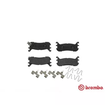 Jeu de 4 plaquettes de frein arrière BREMBO P 49 021