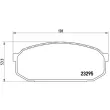 Jeu de 4 plaquettes de frein avant BREMBO P 49 022 - Visuel 2