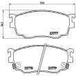 Jeu de 4 plaquettes de frein avant BREMBO P 49 026 - Visuel 2