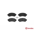 Jeu de 4 plaquettes de frein avant BREMBO P 49 027 - Visuel 1