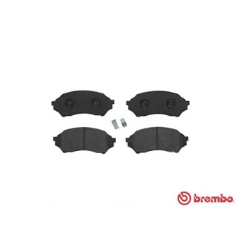 Jeu de 4 plaquettes de frein avant BREMBO P 49 027