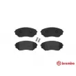 Jeu de 4 plaquettes de frein avant BREMBO P 49 028 - Visuel 1