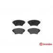 Jeu de 4 plaquettes de frein avant BREMBO P 49 029 - Visuel 1