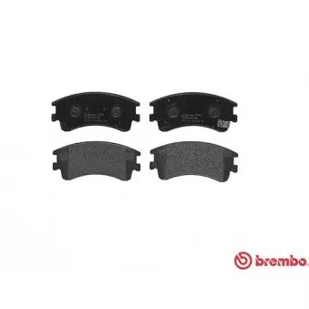 Jeu de 4 plaquettes de frein avant BREMBO