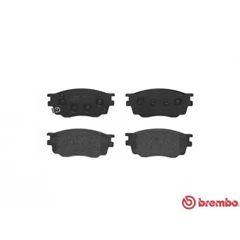 Jeu de 4 plaquettes de frein avant BREMBO P 49 033