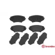 Jeu de 4 plaquettes de frein avant BREMBO P 49 034 - Visuel 1