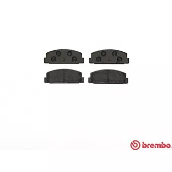 Jeu de 4 plaquettes de frein arrière BREMBO P 49 036