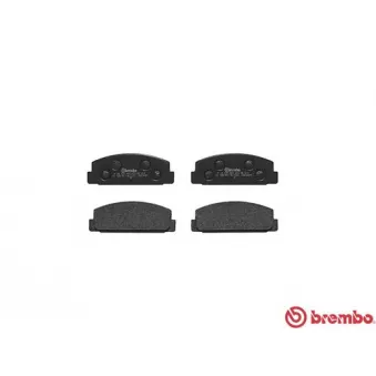 Jeu de 4 plaquettes de frein arrière BREMBO P 49 037