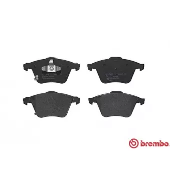 Jeu de 4 plaquettes de frein avant BREMBO P 49 038