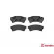 Jeu de 4 plaquettes de frein avant BREMBO P 49 039 - Visuel 1