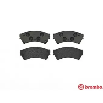 Jeu de 4 plaquettes de frein avant BREMBO P 49 039