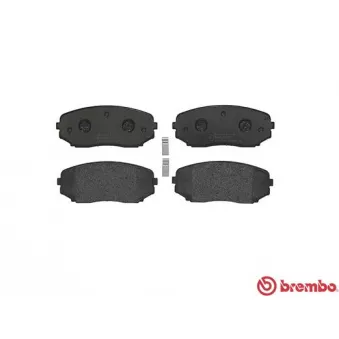Jeu de 4 plaquettes de frein avant BREMBO P 49 040