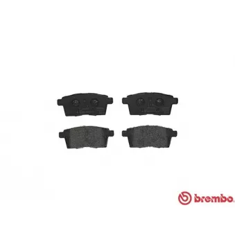Jeu de 4 plaquettes de frein arrière BREMBO P 49 041