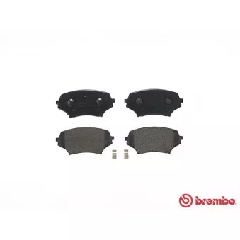 Jeu de 4 plaquettes de frein avant BREMBO
