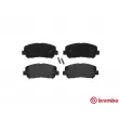 Jeu de 4 plaquettes de frein avant BREMBO P 49 045 - Visuel 1