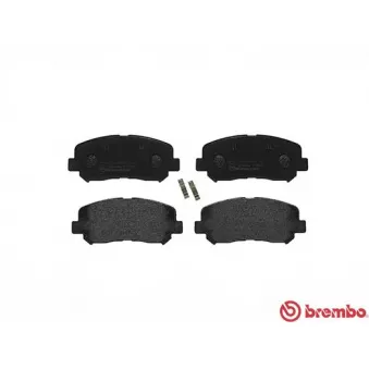 Jeu de 4 plaquettes de frein avant BREMBO P 49 045
