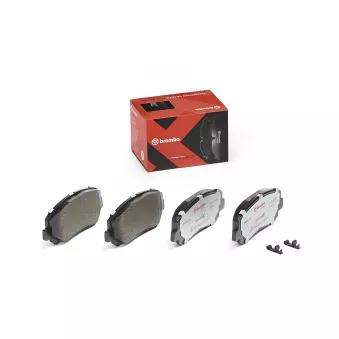 Jeu de 4 plaquettes de frein avant BREMBO P 49 045X