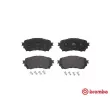 Jeu de 4 plaquettes de frein avant BREMBO P 49 048 - Visuel 1
