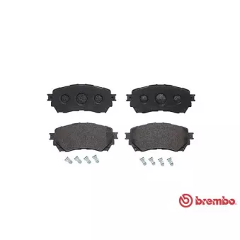 Jeu de 4 plaquettes de frein avant BREMBO P 49 048