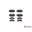 Jeu de 4 plaquettes de frein arrière BREMBO P 49 049 - Visuel 1