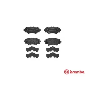 Jeu de 4 plaquettes de frein arrière BREMBO P 49 049