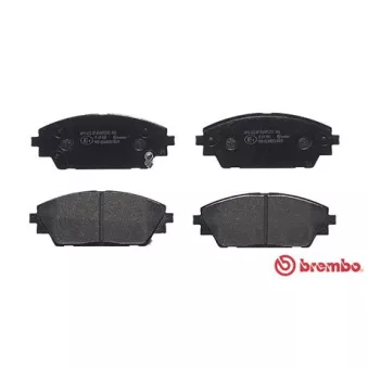 Jeu de 4 plaquettes de frein avant BREMBO P 49 050