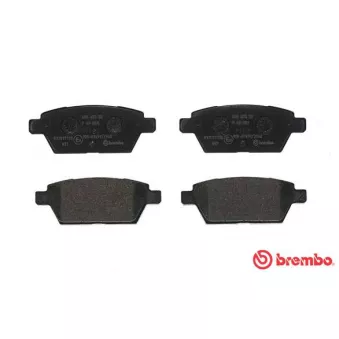 Jeu de 4 plaquettes de frein arrière BREMBO P 49 051