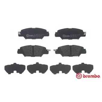 Jeu de 4 plaquettes de frein arrière BREMBO P 49 053