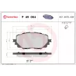 Jeu de 4 plaquettes de frein avant BREMBO P 49 054 - Visuel 2
