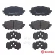 Jeu de 4 plaquettes de frein avant BREMBO P 49 054 - Visuel 1