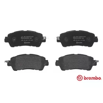 Jeu de 4 plaquettes de frein avant BREMBO P 49 055