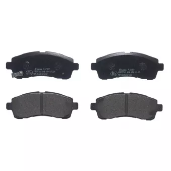 Jeu de 4 plaquettes de frein avant BREMBO