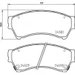Jeu de 4 plaquettes de frein avant BREMBO P 49 060 - Visuel 2