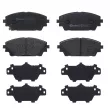 Jeu de 4 plaquettes de frein avant BREMBO P 49 065 - Visuel 1