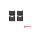 Jeu de 4 plaquettes de frein avant BREMBO P 50 002 - Visuel 1