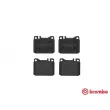 Jeu de 4 plaquettes de frein avant BREMBO P 50 004 - Visuel 1