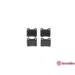 Jeu de 4 plaquettes de frein arrière BREMBO P 50 007 - Visuel 1