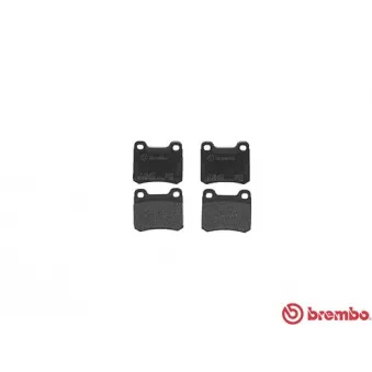 Jeu de 4 plaquettes de frein arrière BREMBO P 50 007