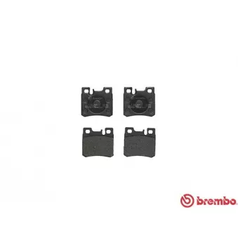Jeu de 4 plaquettes de frein arrière BREMBO P 50 009