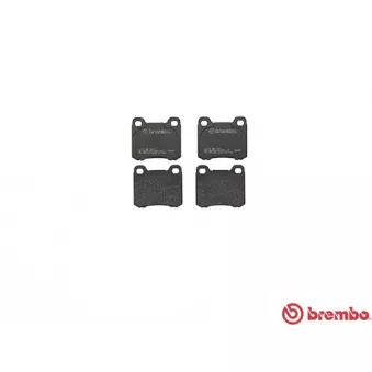 Jeu de 4 plaquettes de frein arrière BREMBO P 50 013