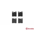 Jeu de 4 plaquettes de frein arrière BREMBO P 50 017 - Visuel 1