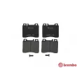 Jeu de 4 plaquettes de frein avant BREMBO P 50 018 - Visuel 1