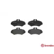 Jeu de 4 plaquettes de frein arrière BREMBO P 50 020 - Visuel 1
