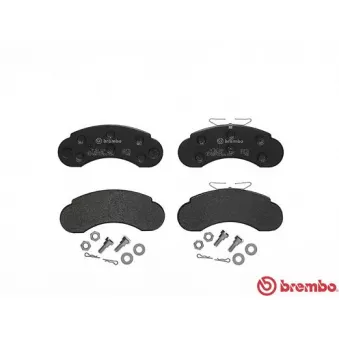 Jeu de 4 plaquettes de frein avant BREMBO P 50 021