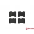 Jeu de 4 plaquettes de frein avant BREMBO P 50 022 - Visuel 1